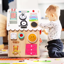 Casita de Juguetes Educativos para la Primera Infancia - Busy Board House
